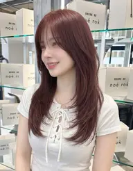 透明感カラー➕トリートメント