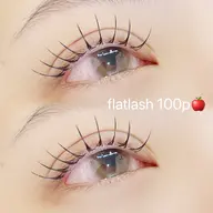 🎀フラットラッシュ100本 束感仕上げ付き🎀