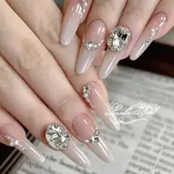 チップ長さだし10本🎀150分持ち込みデザイン💍パーツつけ放題