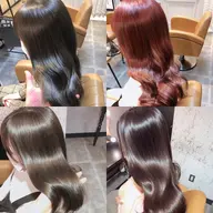 🔴ブリーチ無しダブルカラー【ブリーチ無しのダブルカラー（高発色フルカラー）】×【スチーム1step トリートメント】