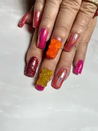 スカルプで長さ出し有りワンカラー💅🏻