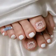 【foot🐾シンプルデザイン】親指も自由にデザイン☆持ち込み🙆‍♀️