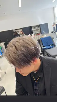 ☁️限定価格☁️メンズパーマ🐼🧪＋カット