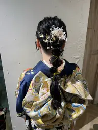 成人式振袖着付け👘㊗️🎉🎊