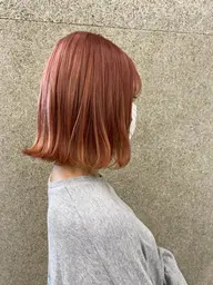 平日限定💐【トリートメント付き】ケアブリーチ×アディクシーカラー×カット🍊