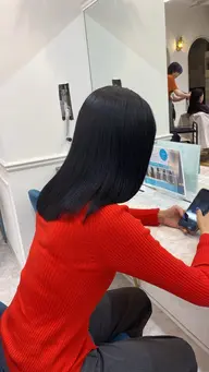 カット➕艶髪ストレート➕HITAトリートメント5step
