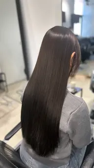 【柔らかい質感に✨】カット+コスメストレート+髪質改善Tokioトリートメント