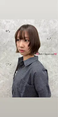 〖お得オススメクーポン🎀〗似合わせcut+美髪カラー⟡.·+保湿ケア🫧