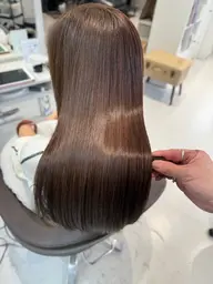 カット+髪質改善ストレート+リペアトリートメント