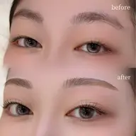 まつげパーマ（上）+美眉★アイブロウWAX1回SET ¥ 9100→ ¥7,500