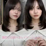 💖【4月15日まで限定‼️】💖5cm以上カット✂️➕レイヤーカット✨ナノスチーム🫧トリートメント付き💞😼