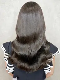 透明感フルカラー＋選べる髪質改善トリートメント　￥6480~【仙台/韓国ヘア】(ブリーチ別料金)