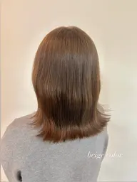 ○🌷カット+ダブルカラー（ブリーチ無）+プレミークトリートメント🌷