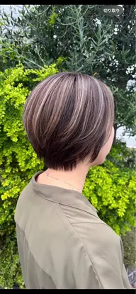 圧倒的透明感♪ハイライト+カット+高品質炭酸泉+3STEP トリートメント