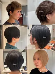 【朝9:00​〜​限定】小顔ショート✂️似合わせカット✨バッサリ歓迎◎ショートモデル募集👧🏻‎