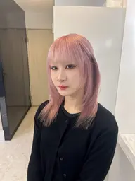 💫【ブリーチメニュー】💫カット➕ケアブリーチ2回➕艶髪フルカラー➕オージュア5トリートメント【ミルクティー/ブロンド