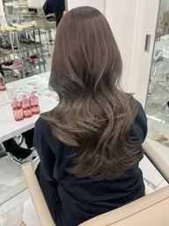 【🎀ミニモ学割🎀】透明感艶カラー➕カット✂️➕ダメージケアトリートメント➕韓国巻き🇰🇷