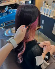 【ケアブリーチ🎀】インナー/イヤリング【ブリーチ➕オンカラー➕全体カラー】⚠️黒染め履歴の方❌