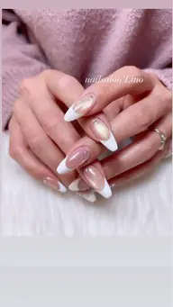 𓇼フレンチネイルベースカラーあり (オフなし)