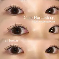 【モチ🆙4月限定】📢LEDフラットラッシュ100本💙アイパック＋コーティング美容液仕上げ✨オフ込み✨