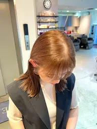 【透明感GET𝐦𝐞𝐧𝐮】カット➕ブリーチなしダブルカラー➕インプライム2stepトリートメント🌱