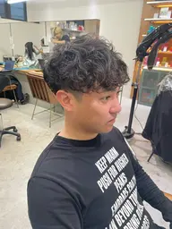似合わせメンズカット✂️+選べるパーマ（ツイスパ、ニュアンス、毛流れ）+トリートメント✨