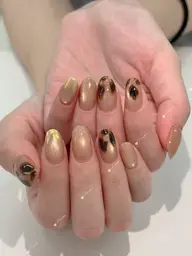 🍂 秋限定✨シンプルデザインネイル💅自爪の方限定で4,980円♡