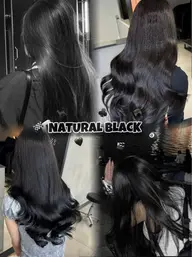 🏁人気NO.1🪽【🖤黒染めはしたくないけど黒髪にしたい方🇰🇷】ブルーブラックで"韓国風"黒髪に🫧