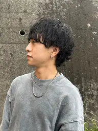 🌊《ラフ×清潔感》波巻きスパイラルパーマ＋カット