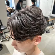 メンズカット+フェザーパーマ