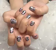 【人気No.2迷ったらコレ】自爪持ち込みシンプル(10本同じ) 9980→8800yen ソフトジェルオフ無料