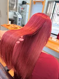 〚今だけ限定価格‼️〛透明感ダブルカラー🌈全体ブリーチ+ワンカラー+高濃度トリートメント