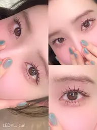 【フラットラッシュつけ放題/Lカールあり/オフ無料/LEDグルー+1100円で変更可】