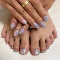 ハンドワンカラー&フットワンカラー【フットバス、ケア込】