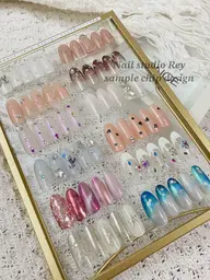 《デザインを決められない方におすすめ🌱》ご新規様クーポン🩵 ハンドネイル サンプルチップ