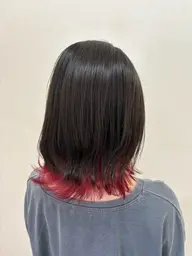 インナーブリーチ&オンカラー🩷さりげなく楽しめるインナーカラー✨《🉐14300円→7000円に》