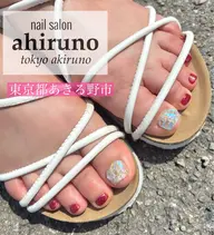 【オフ無料】フット🌸親指2本アートコース✨orシンプルデザイン