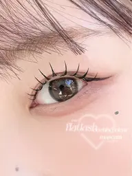 イベント前大人気⭕️【ミニモ価格🌟】福岡で1番可愛い束感マツエク🤍ご新規様フラットラッシュ120本🪽オフ無料