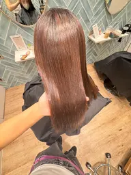 髪質改善縮毛矯正+シルクトリートメントのメニューです♪お値段少し高くなりますが美髪ストレートになってモテモテになりましょ