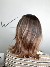 💗外国人風〆💗【ブリーチ】バレイヤージュ&外国人風カラー&TOKIOトリートメント💗