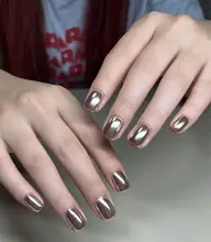 ミラーorオーロラネイルワンカラー