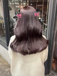 🎀ミニモ限定価格🎀ブリーチなし🤍モテツヤワンカラー＋トリートメント🤍