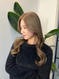 透明感ダブルカラー🫧（ブリーチありorなし）＋スチームトリートメント