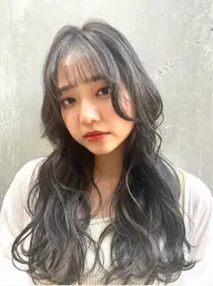 カット＋艶カラー+3STEP美髪TR+ 超音波ケアプロ￥7700