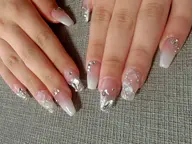 長出し10本.ワンカラー又はグラデーション➕アート10本