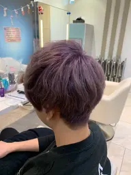 メンズカット+ブリーチカラー+カラー1回