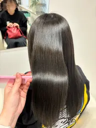 カット➕髪質改善ストレートトリートメント🫧