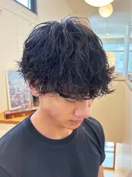 カット+波巻きorスパイラルorツイストスパイラルorスパイラルパーマパーマ