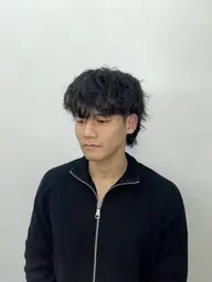 メンズカット+パーマ