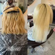 🌟ブリーチ矯正はこちら🌟カット+髪質改善ストレート(縮毛矯正)+2stepトリートメント